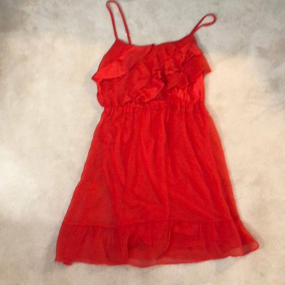 Red American eagle dress